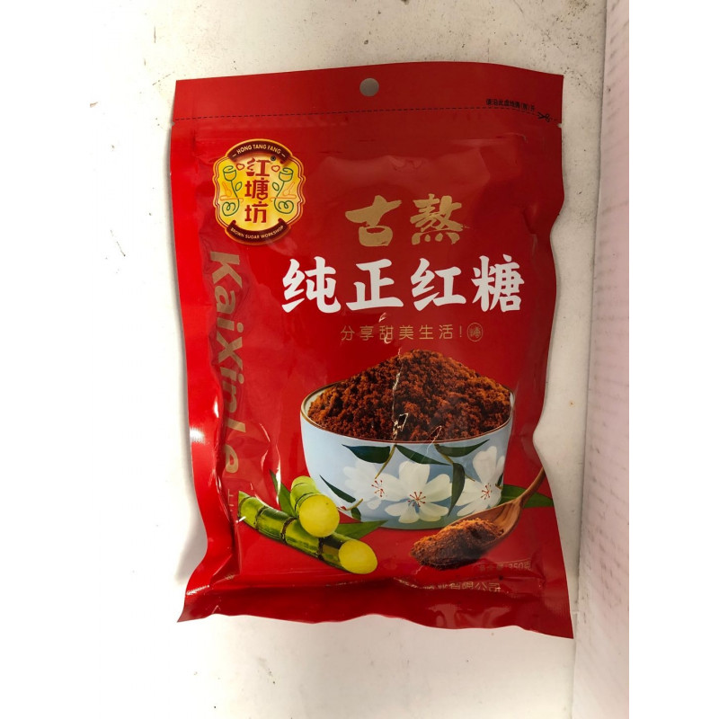 HongTangFang Pure Brown Sugar / 红塘坊纯正红糖- 350G